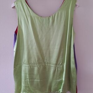 Silk Multi Color Top